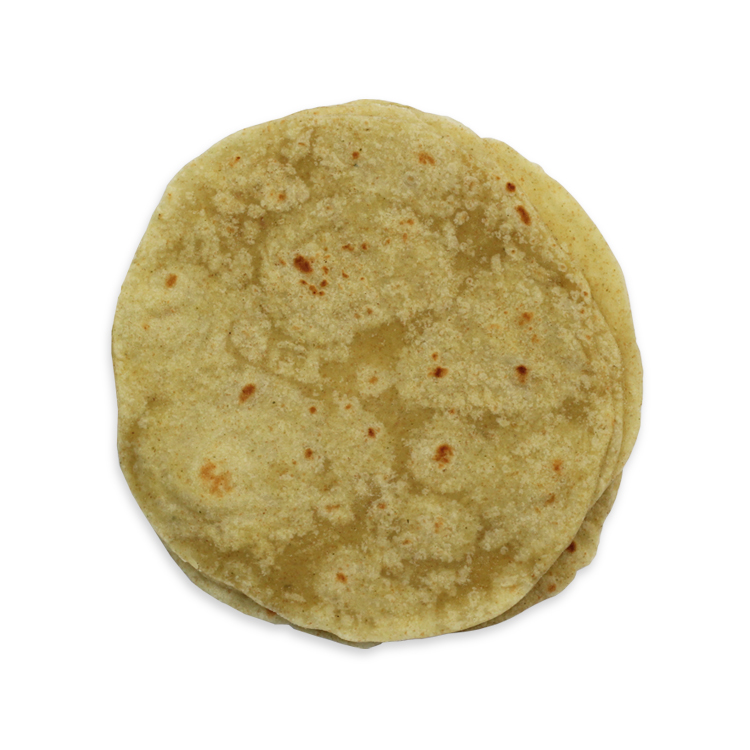 Large image of a epazote tortilla with brown coal flecks all over. LA CHAN-YUCA EPAZOTE TORTILLA.

© LA CHAN-YUCA